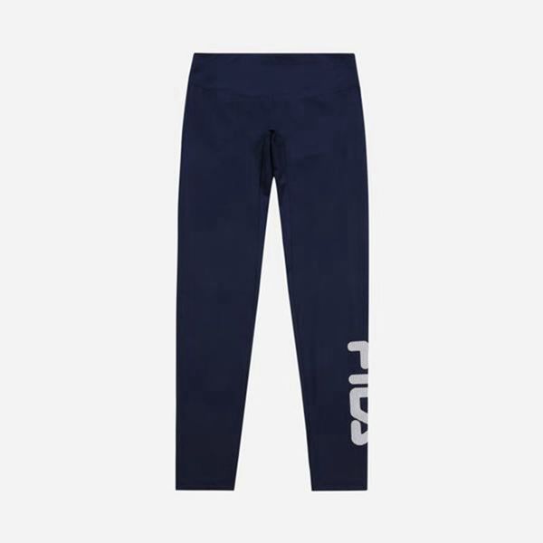 Legging Fila Mulher Azul Marinho - Fila Performance Linear Outlet Portugal,JGBY-04786